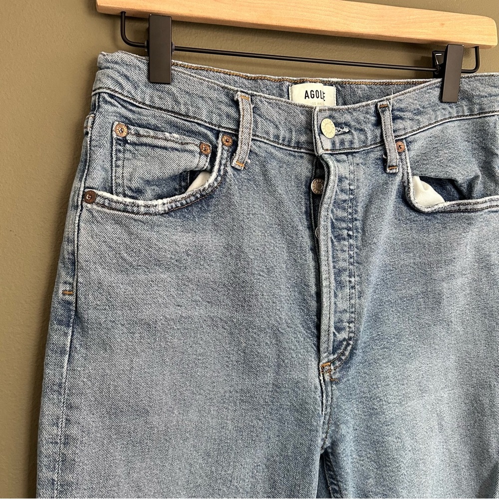 Agolde Riley high rise straight Jean size 28 - Picture 7 of 9